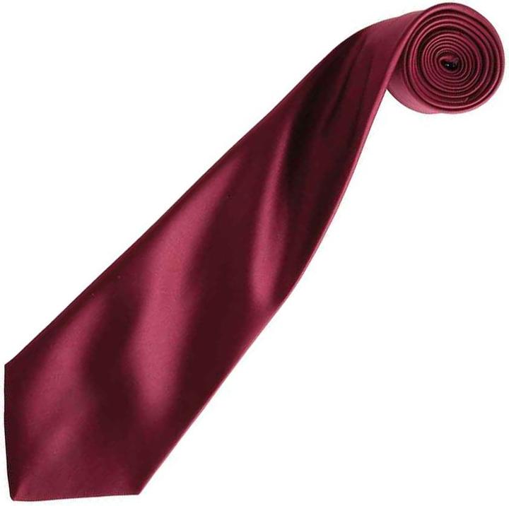 Actual product image Premier Unisex Adult Colours Satin Tie