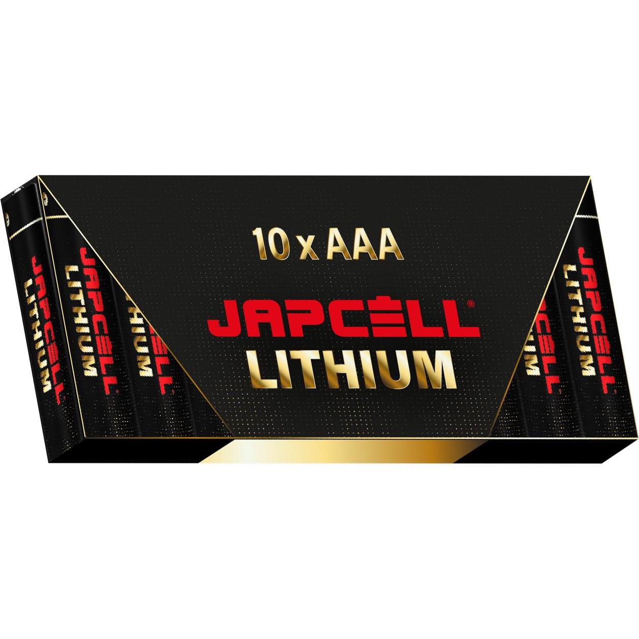 Japcell Litio (10 pz., AAA), Batterie + pile
