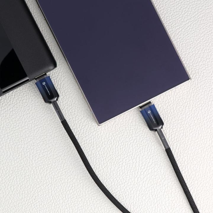 Immagine prodotto Forcell Cable F-ENERGY C354 cable Type C to Type C QC4.0 PD 3A 60W Gradient 1 m black (1 m, USB 2.0, 60 W)