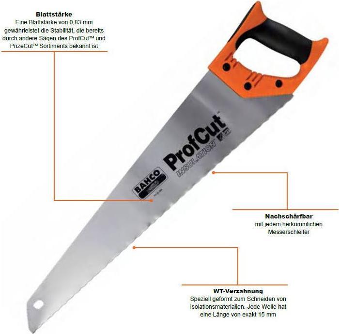 Actual product image Bahco Insulation saw PC-22-INS