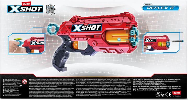 Produktbild Xshot Excel - Reflex 6 Blaster mit Darts