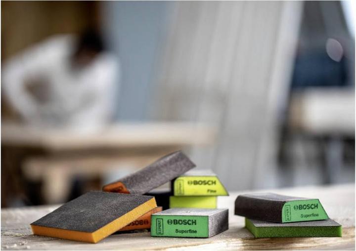 Produktbild Bosch Professional Zubehör EXPERT S470 Kombiblock, 69x97x26 mm, mittel/fein/superfein, 20 Stk (Fein, Mittel, Superfein)