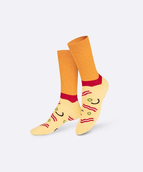Produktbild Eat My Socks Napoli Pizza Socken, full pizza (2er Pack, One Size)