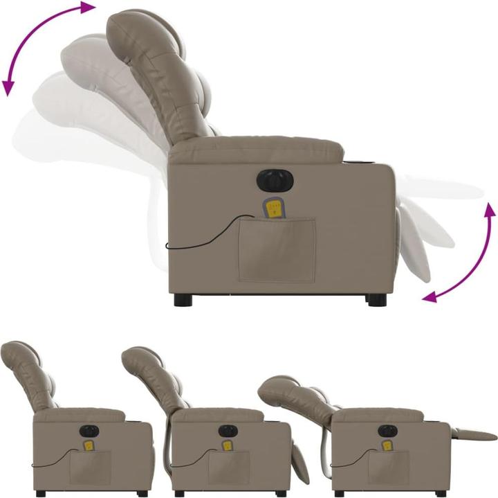 Produktbild vidaXL Massagesessel mit Aufstehhilfe