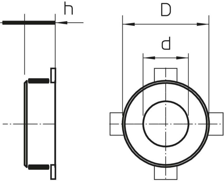 Image du produit OBO Bettermann OBO TCX-250 Manchon pour tuyaux combustibles de 250 mm, FS (35.30 cm)