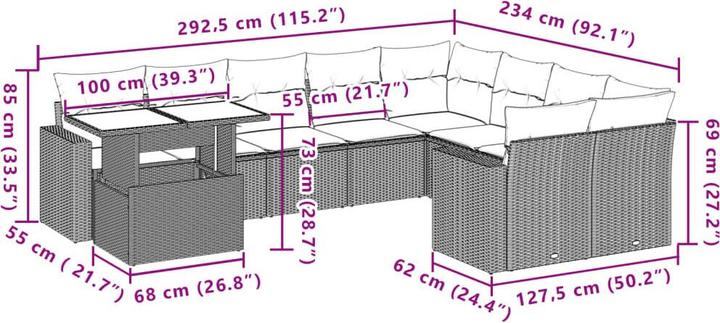 Produktbild vidaXL Keegan
