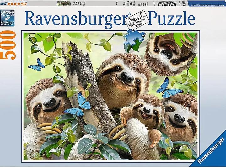 Immagine prodotto Ravensburger Selfie tra bradipi (500 pezzi)