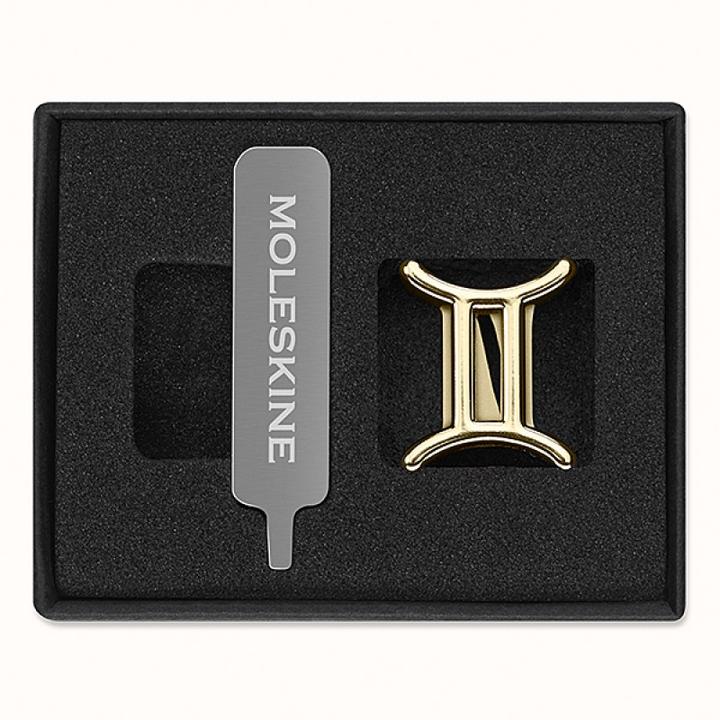 Image du produit Moleskine Pins Gemini Or (Non contraignant)