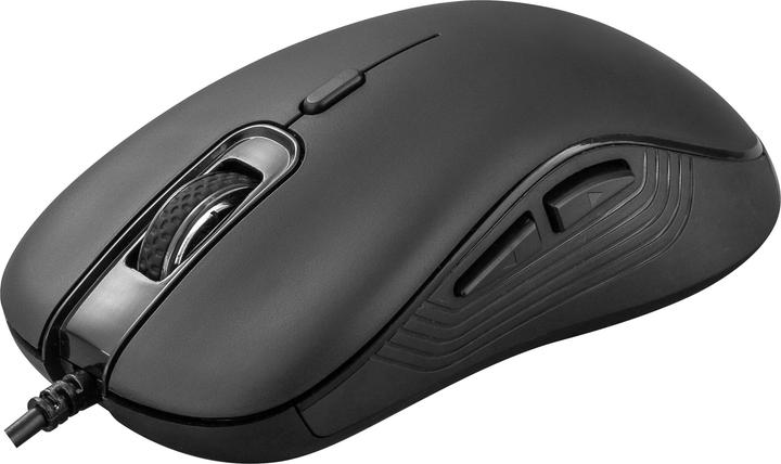 Actual product image Deltaco Klaviat??ra Tyli su laidu dvipus?? pel??, 6 mygtukai, 1000-6400 DPI, juoda / MS-810 (Cable)