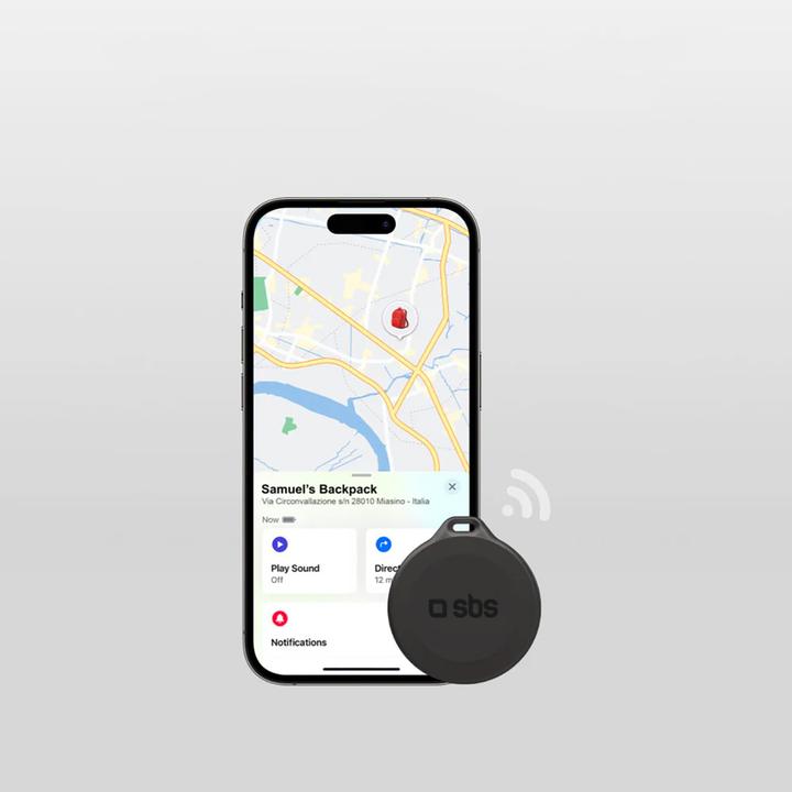 Image du produit SBS Viseur d'objet étanche, compatible avec Apple Find My (iOS)