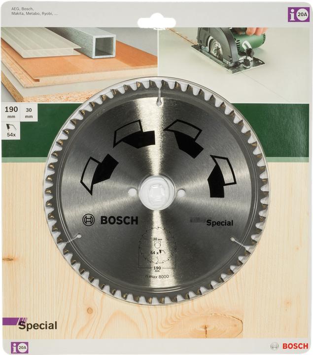 Productafbeelding Bosch Zubehör DIY KSB Speciaal 190x2x30/ Z54