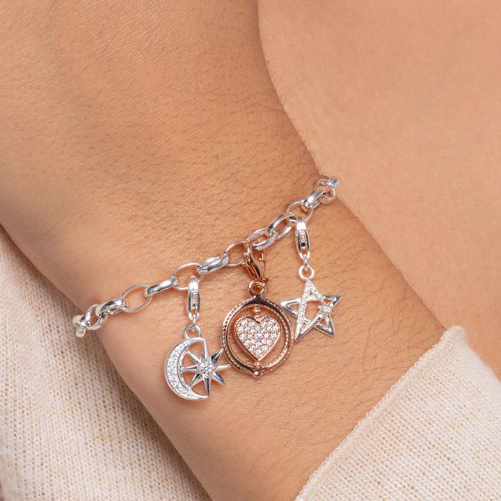Produktbild Thomas Sabo Charm-Anhänger Herz Pavé Roségold (925er Silber)