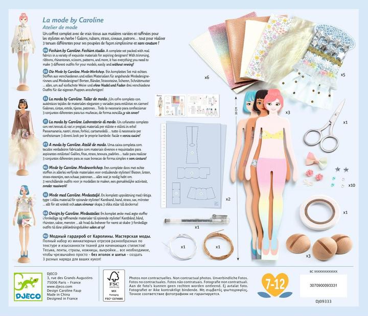 Actual product image Djeco Modekreativset by Caroline