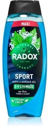 Actual product image Rado Radox Sport Mint And Sea Salt 3 Shower Gel