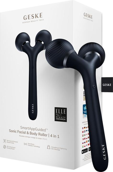 Actual product image Geske Smartappguidedtm Sonic Facial & Body Roller 4 in 1 Derma Roller