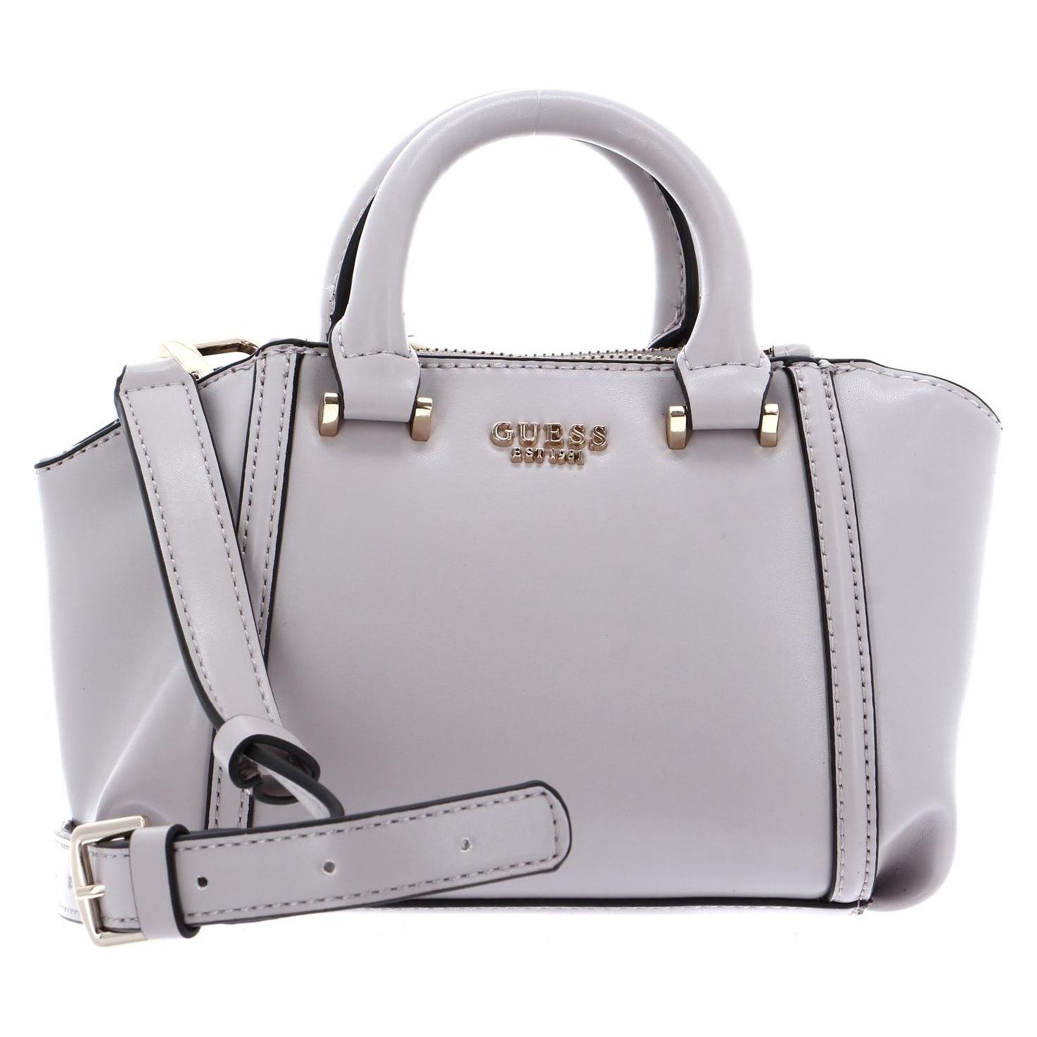 Guess, Damen, Handtasche, Leie Mini Status Satchel, Beige
