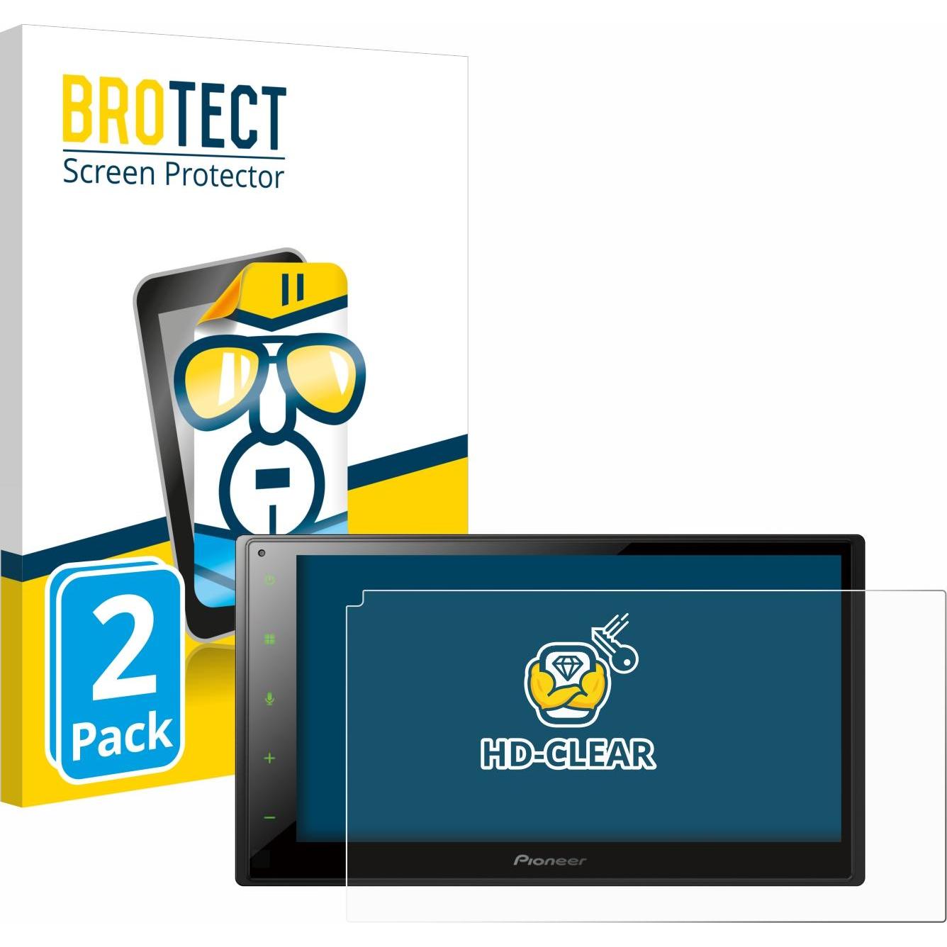 BROTECT, Fahrzeug Navigation Zubehör, Schutzfolie Displayschutz Klar