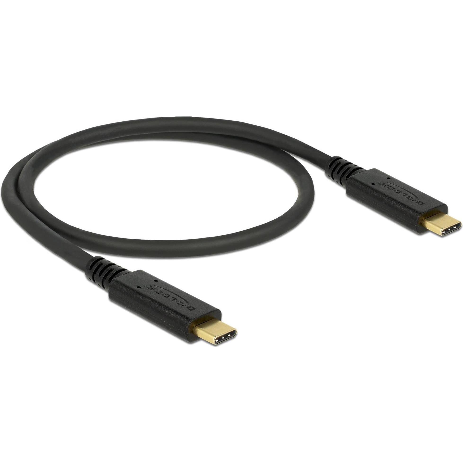 Delock USB C – USB C (0.50 m, USB 3.1), USB Kabel