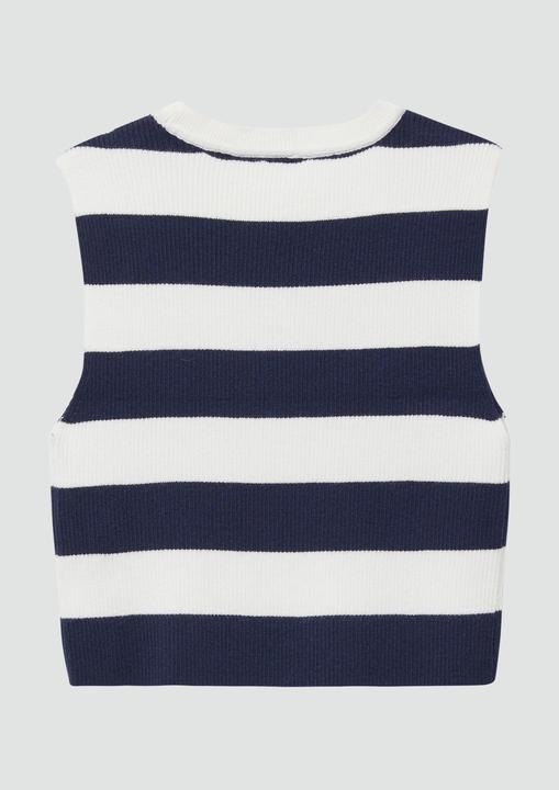 Produktbild s.Oliver Strickpullunder Verkürztes Stricktop aus Viskosemix im Slim Fit (146, 152)