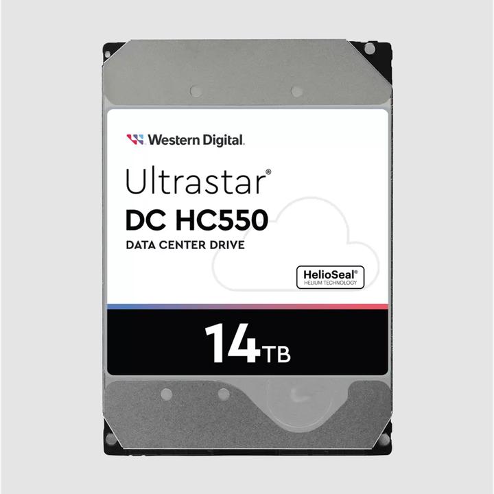Actual product image WD Ultrastar DC HC550 14TB SE (14 TB, 3.5", CMR)