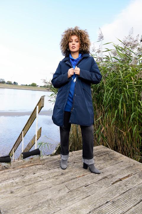 Image du produit Ulla Popken Parka technique HYPRAR à capuche, modèle imperméable (50, 52)