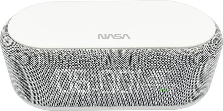 Produktbild Nasa Wecker, BT-Lautsprecher + QI-Charger mit LED-Licht