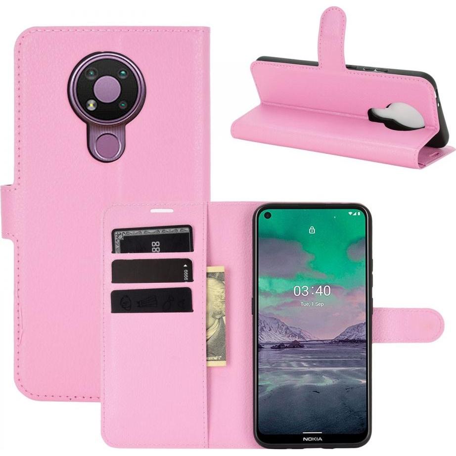Screenguard Nokia 3.4 Leather Guard Lederhülle (Nokia 3.4), Smartphone Hülle, Rosa