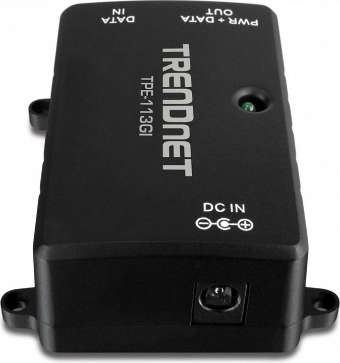 Produktbild Trendnet Tpe-113gi (802.3af (PoE), 802.3at (PoE+), 15.40 W)