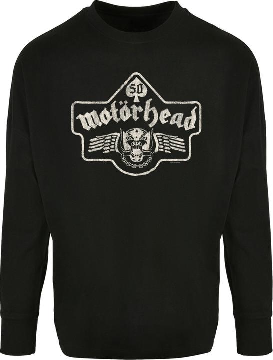 Produktbild Merchcode Motorhead - 50th Ace Wings Emblem One Colour Oversize Longsleeve - 193733 (M)