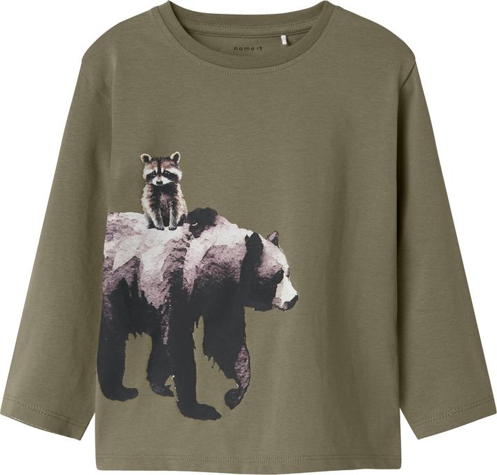 Produktbild Name it Langarmshirt mit Bärendruck (92)
