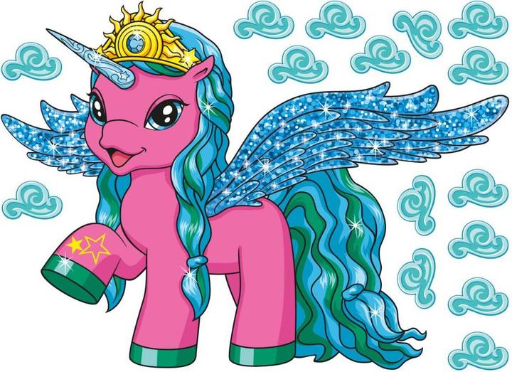 Actual product image Wall-Art Filly Stars - Afrodite (69 x 50 cm)