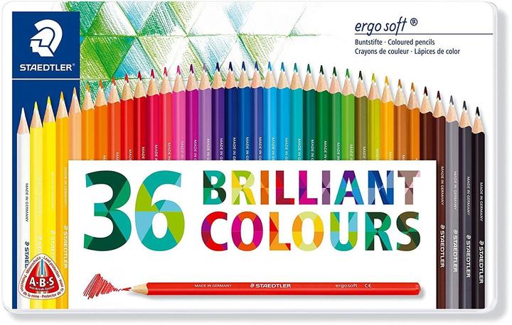 Immagine prodotto Staedtler Matite colorate Ergosoft 36 pezzi 100% FSC (Colori misti, 36 x)