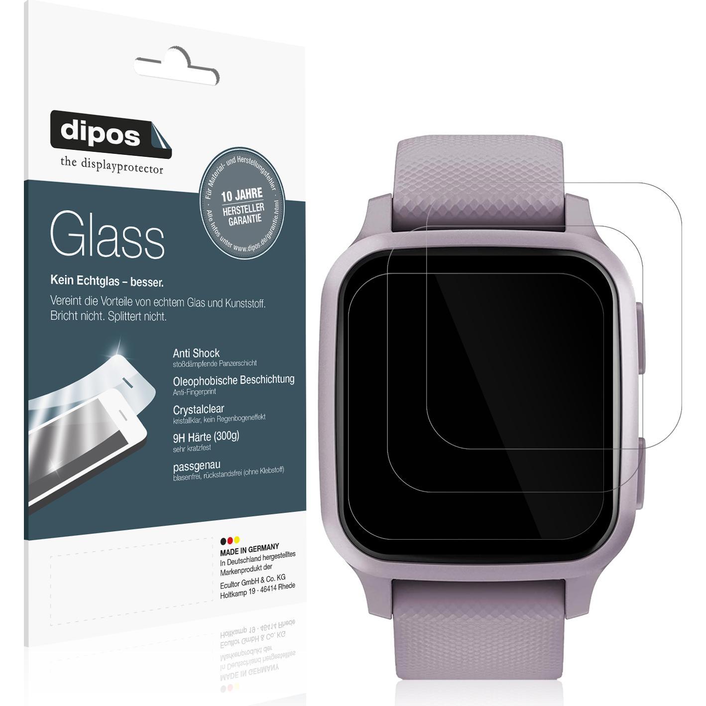 Dipos Displayschutz Anti-Shock, Smartwatch Schutzfolie, Transparent
