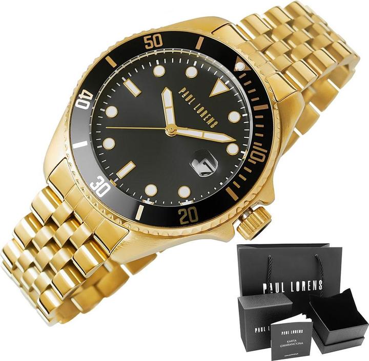 Produktbild Paul Lorens HERRENUHR – PL13030B-1D1 (zg350b) + BOX