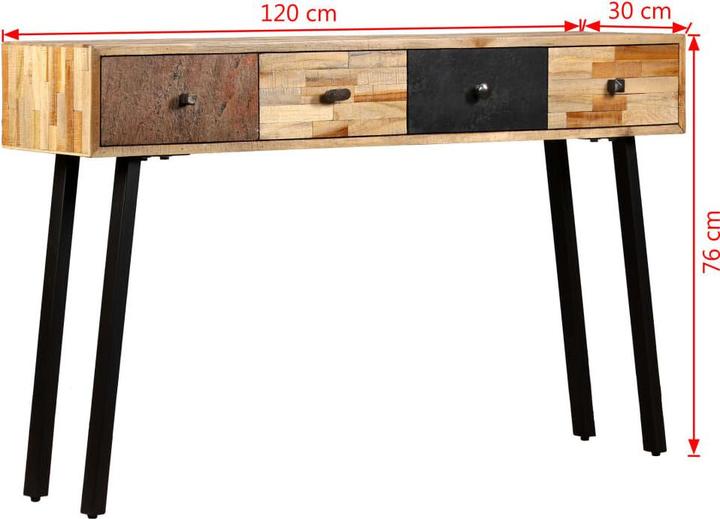 Produktbild vidaXL Konsolentisch (30 x 120 x 76 cm)