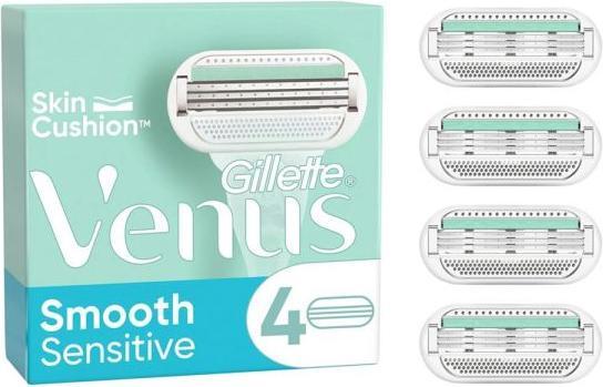 Actual product image Gillette Venus Smooth Sensitive System Blades (4 x)