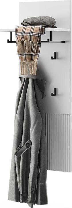 Actual product image Vicco Wandgarderobe Eliza, Weiss, 43 x 120 cm