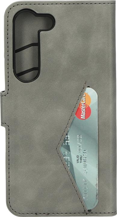 Actual product image Mobiparts Classic Wallet Case Samsung Galaxy S23 (2023) Granite Grey (Samsung Galaxy S23+)