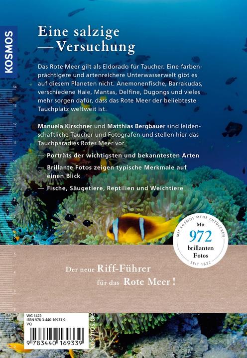 Produktbild Kosmos Riff-Führer Rotes Meer (Deutsch, Matthias Bergbauer, Manuela Kirschner, 2021)