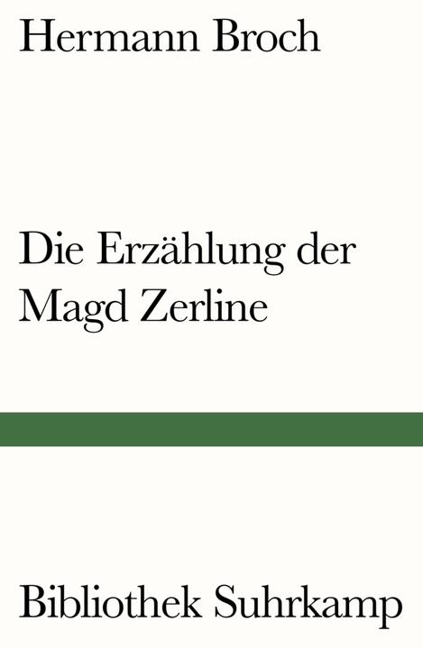 Produktbild Die Erzählung der Magd Zerline (Deutsch, Hermann Broch, 2016)