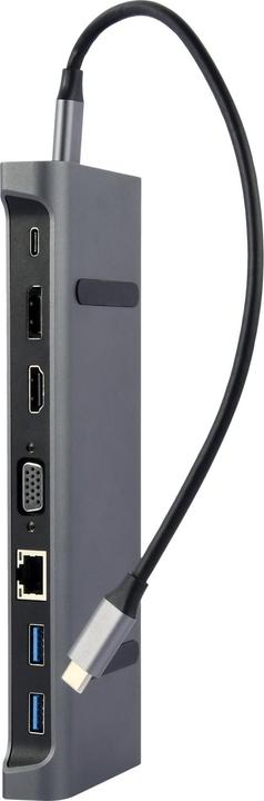 Actual product image Gembird A-CM-COMBO9-02 (USB-C, 9 ports)