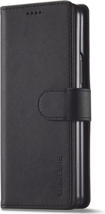 Actual product image Cover-Discount Galaxy Z Fold4 5G - Leather case cover black (Samsung Galaxy Z Fold4)