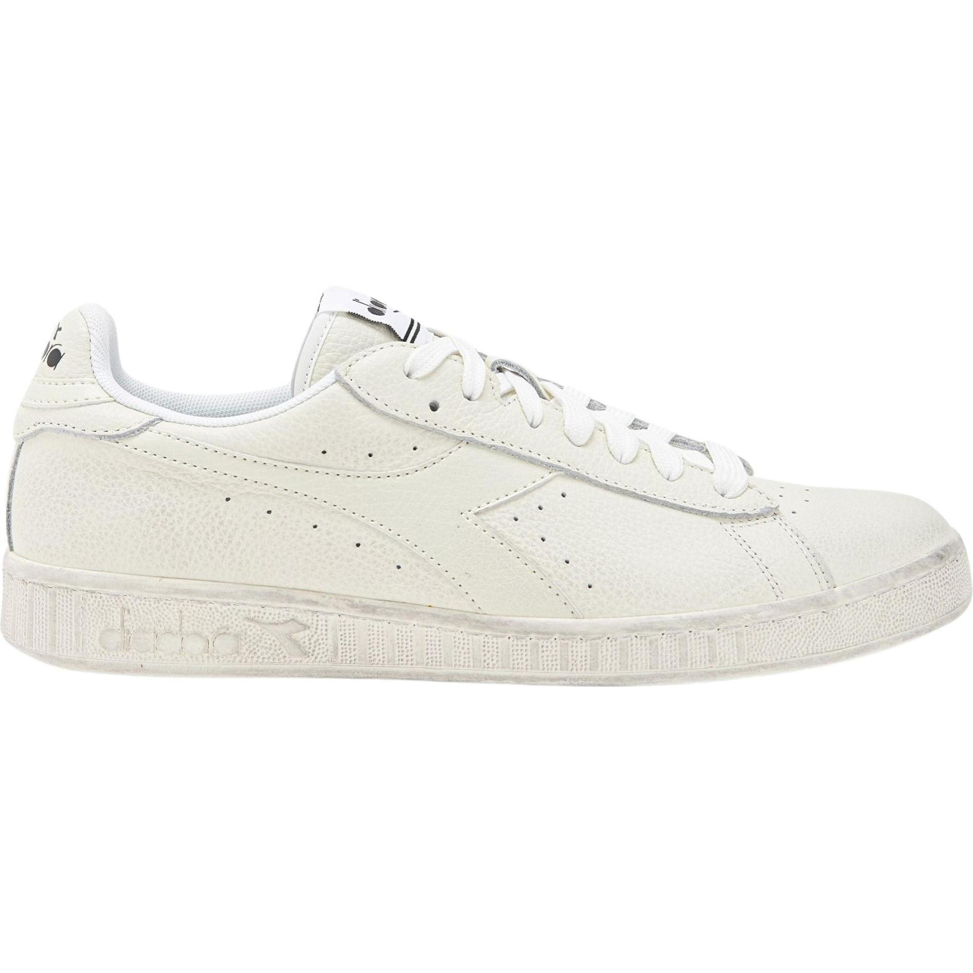 Diadora, Herren, Sneaker, game l low waxed, Weiss, (40)
