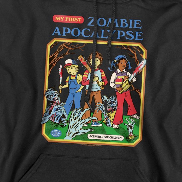 Produktbild Steven Rhodes My First Zombie Apocalypse Kapuzenpullover (M)