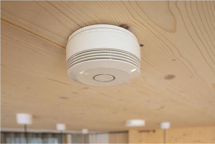 Actual product image Abus Secoris wireless smoke alarms