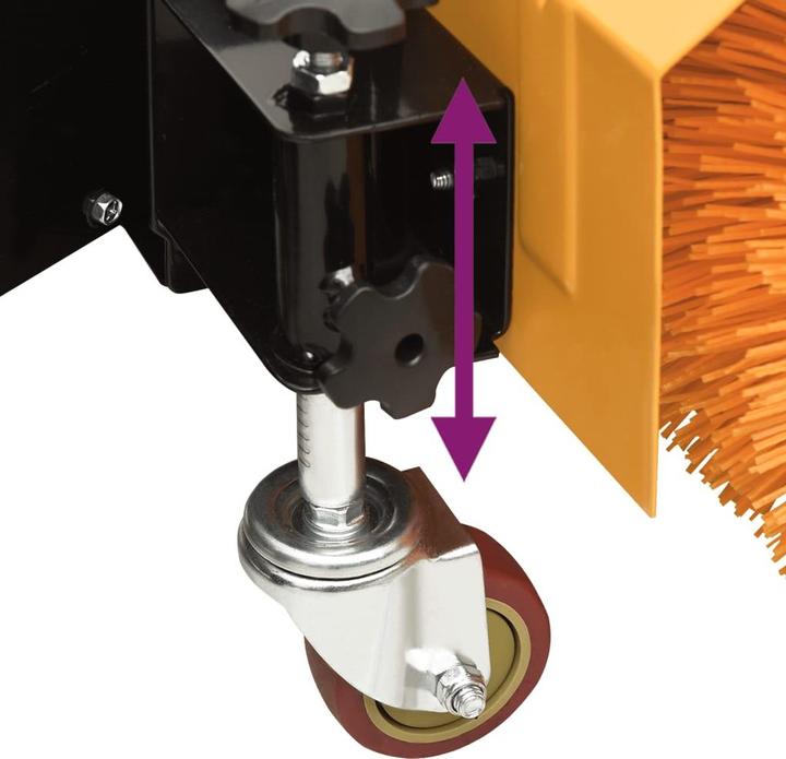 Actual product image vidaXL Schneefräse und Kehrmaschine (60 cm)