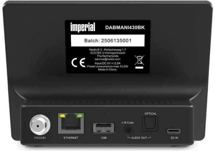 Actual product image Imperial DABMAN i430BK Hybrid Radio with Bluetooth (Internet radio, Bluetooth, Wi-Fi)