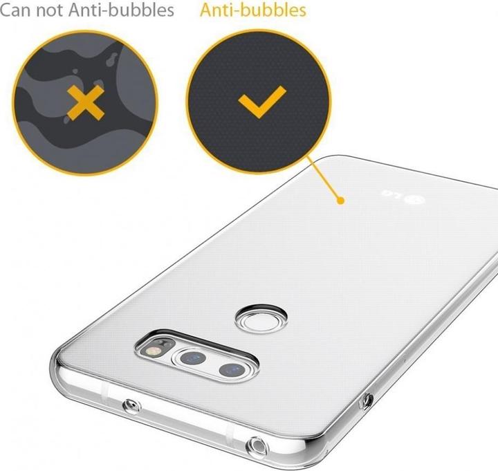 Actual product image Screenguard LG V30 Flexible TPU Clear Case (LG V30)