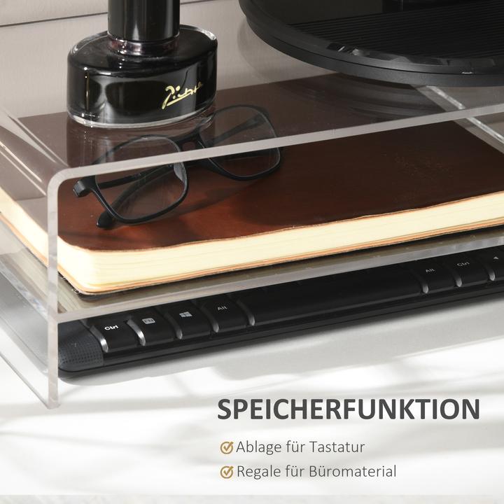 Produktbild Homcom Monitorständer mit Stauraum