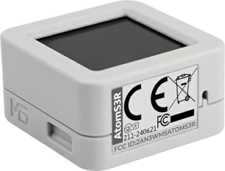 Image du produit M5Stack Kit de développement AtomS3R avec écran couleur de 0,85 pouce et 8 Mo de PSRAM